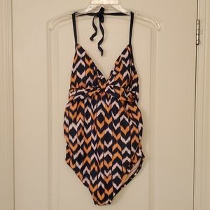 Chevron Maternity swimsuit